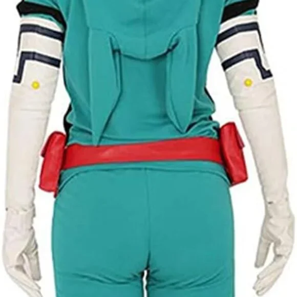 Midoriya Izuku Cosplay Costume Men's Battle Jumpsuit - Picture 2 of 5
